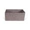 John Louis Home Half Rectangle Fabric Storage Bin, Tweed, Grey, 11 in W BIN-HR-T02 - alternate 2